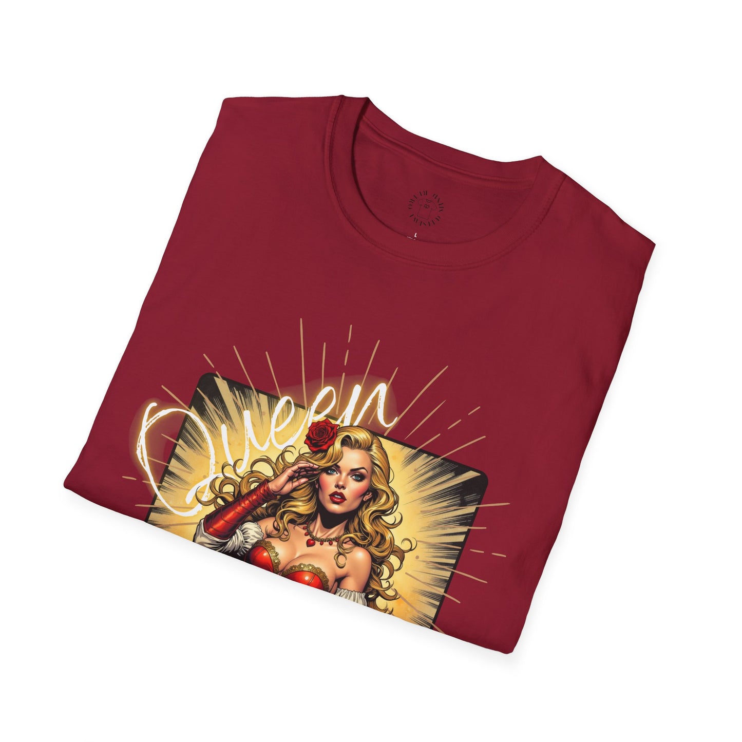Empowered Women Unisex Softstyle T-Shirt - Bold & Confident Design, queen. girl