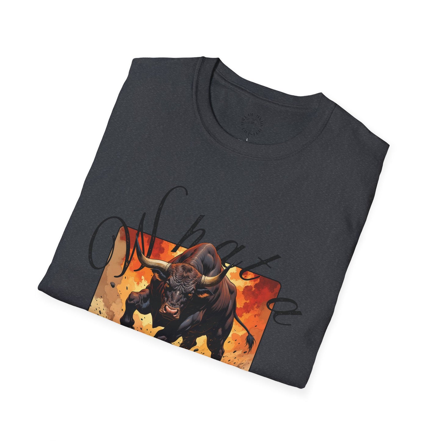 Unisex Bull Graphic T-Shirt - Fierce & Fun Fashion for Animal Lovers,bull