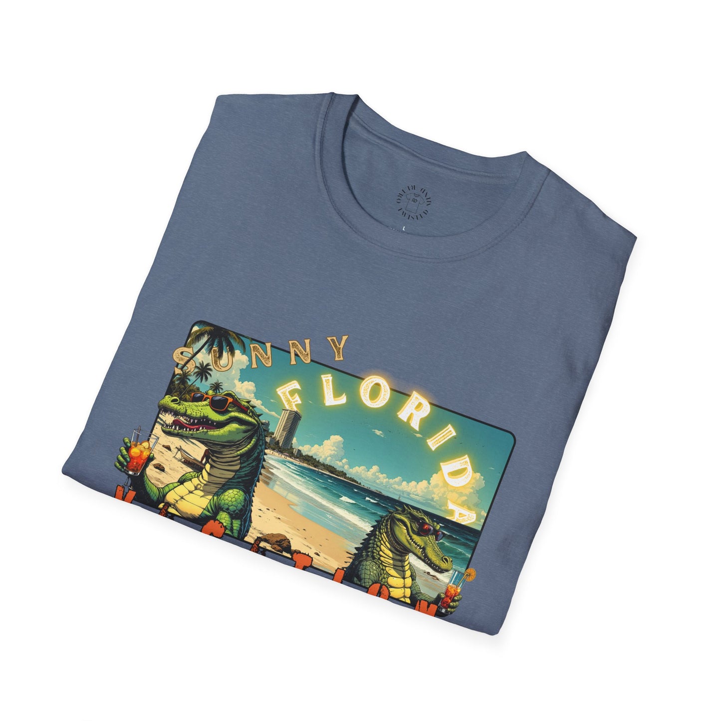 Sunny Florida Vacation T-Shirt - Unisex Softstyle Tee for Travel Lovers