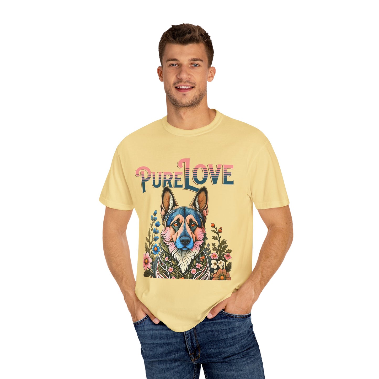 Pure Love Dog Graphic Unisex T-Shirt - Perfect Gift for Pet Lovers
