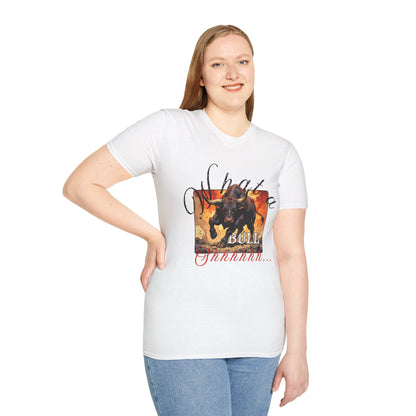 Unisex Bull Graphic T-Shirt - Fierce & Fun Fashion for Animal Lovers,bull
