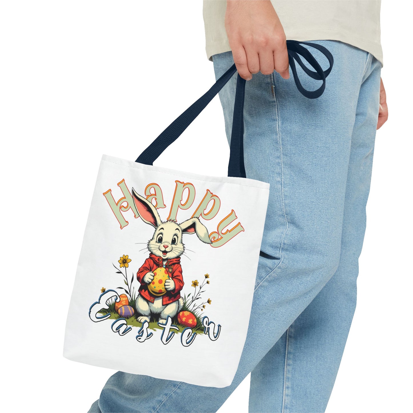 Easter Bunny Tote Bag - Celebrate Spring with Style, happe easter, bunny
