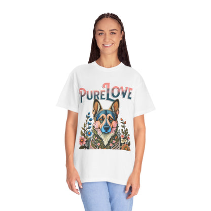 Pure Love Dog Graphic Unisex T-Shirt - Perfect Gift for Pet Lovers