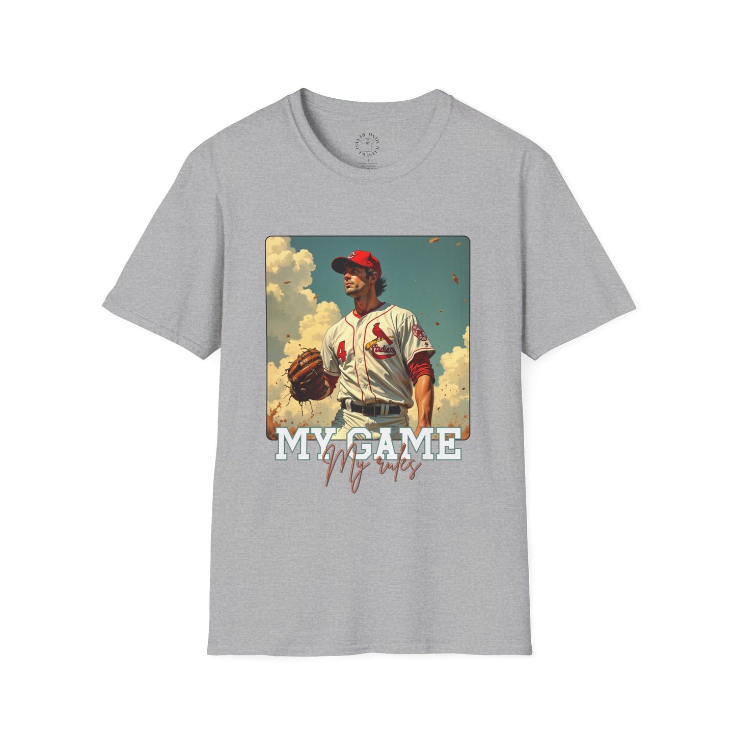 Retro Baseball T-Shirt - My Game My rules.sport,baseball