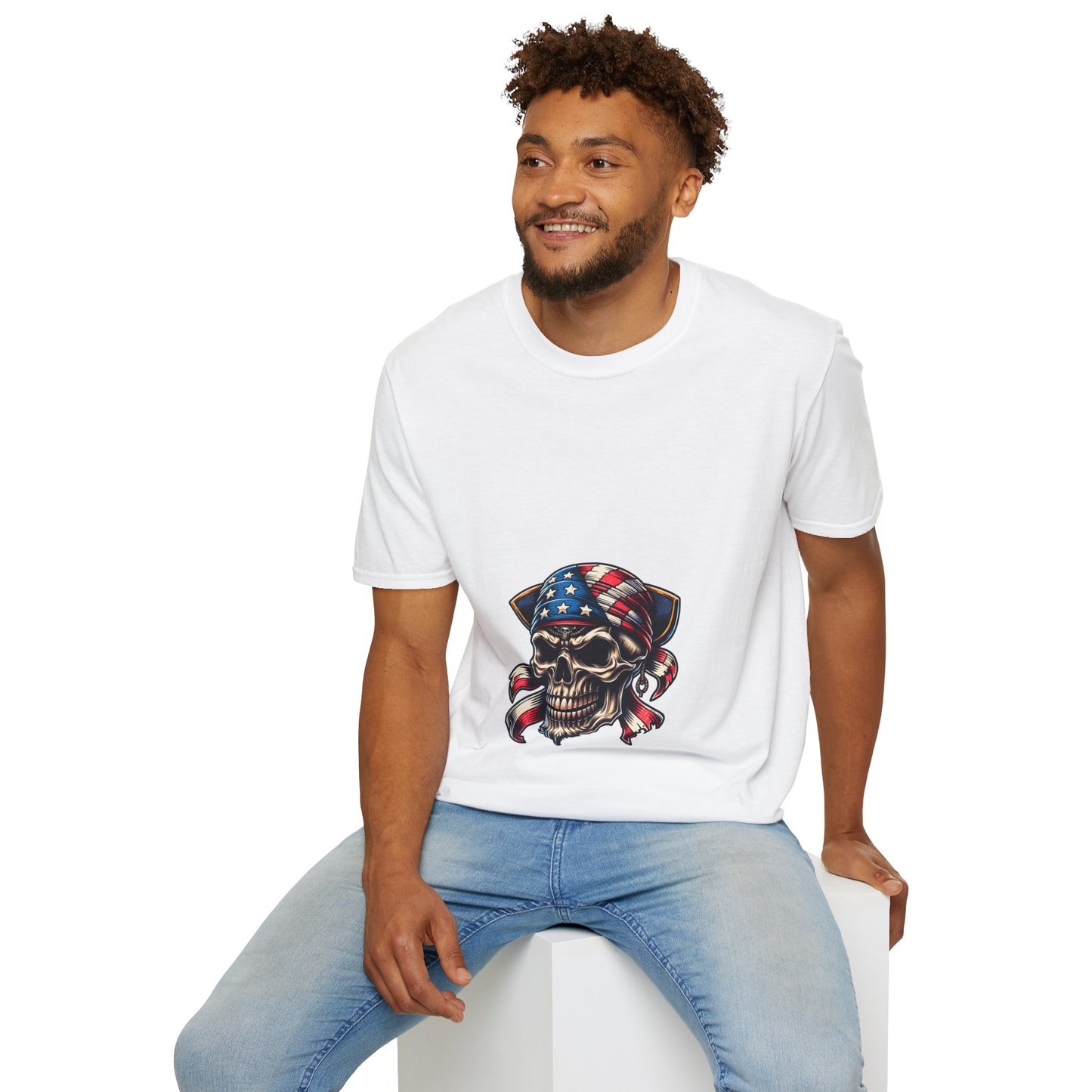 Patriotic Skull T-Shirt | Unisex Independence Day Tee