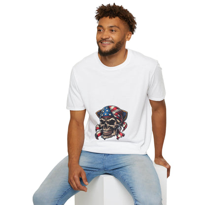 Patriotic Skull T-Shirt | Unisex Independence Day Tee