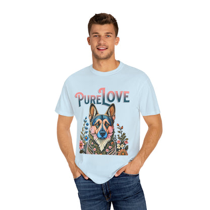 Pure Love Dog Graphic Unisex T-Shirt - Perfect Gift for Pet Lovers