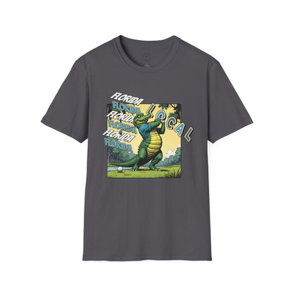 Florida Local Alligator Unisex Softstyle T-Shirt,golf,sport,florida