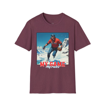 My Game My Rules Unisex Softstyle T-Shirt - Casual Fashion for Sports Lovers,sport , baseball,