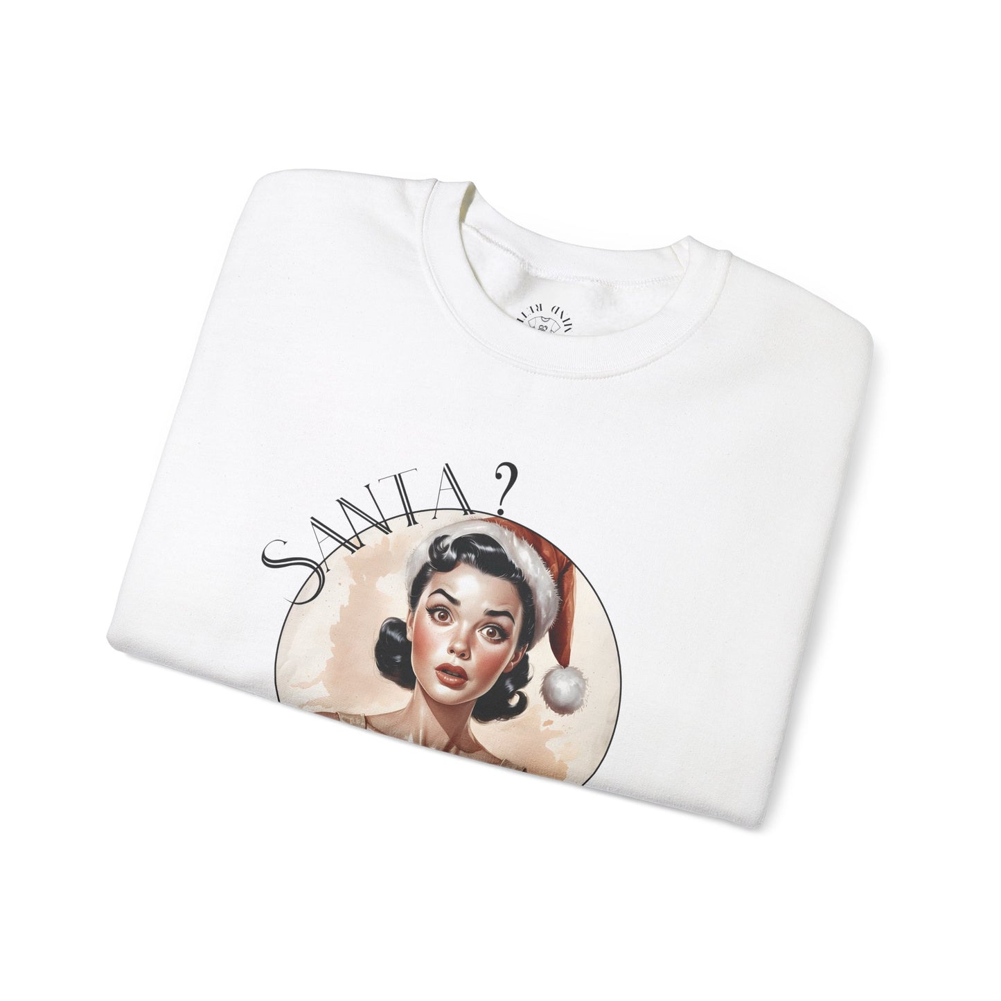 Funny Cookie Lover Sweatshirt - Retro Design - Santa? Christmas