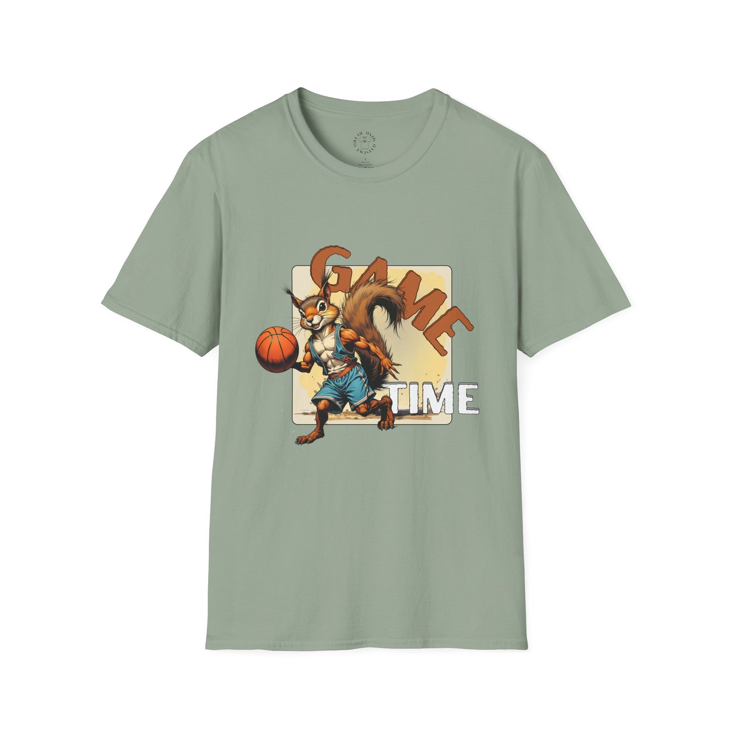 Basketball Squirrel Game Time Unisex T-Shirt,sport,twisted