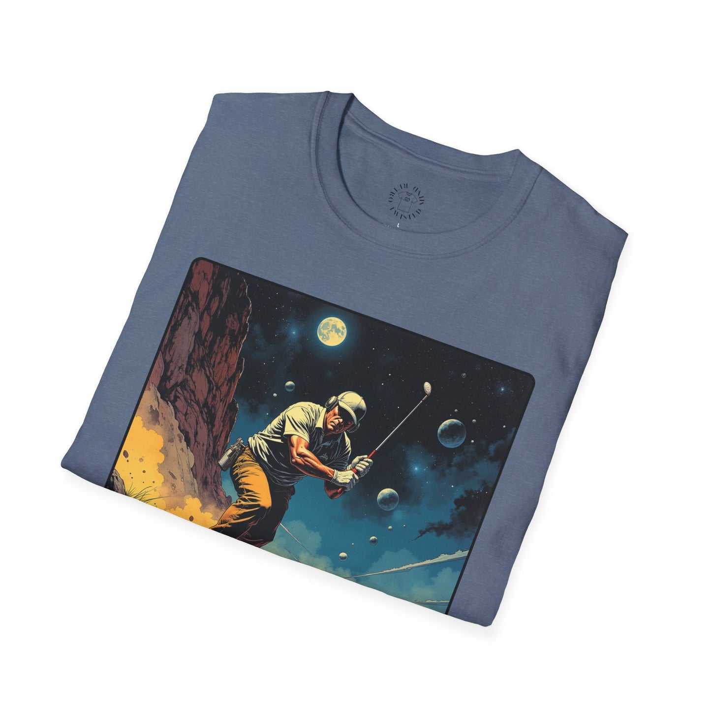 My Game, My Rules Unisex Softstyle T-Shirt - Retro Space Design, golf ,sport