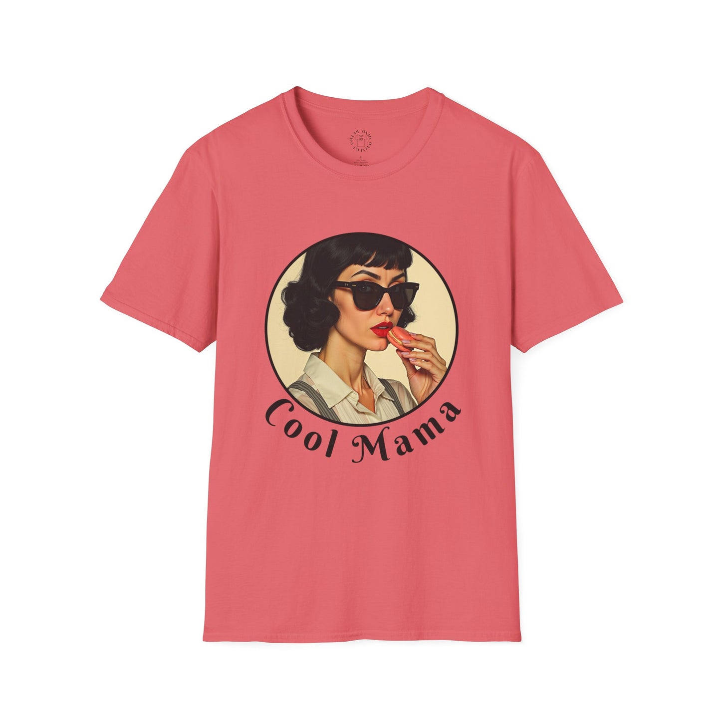 Cool Mama Unisex Softstyle T-Shirt - Retro Vintage Vibe,mom