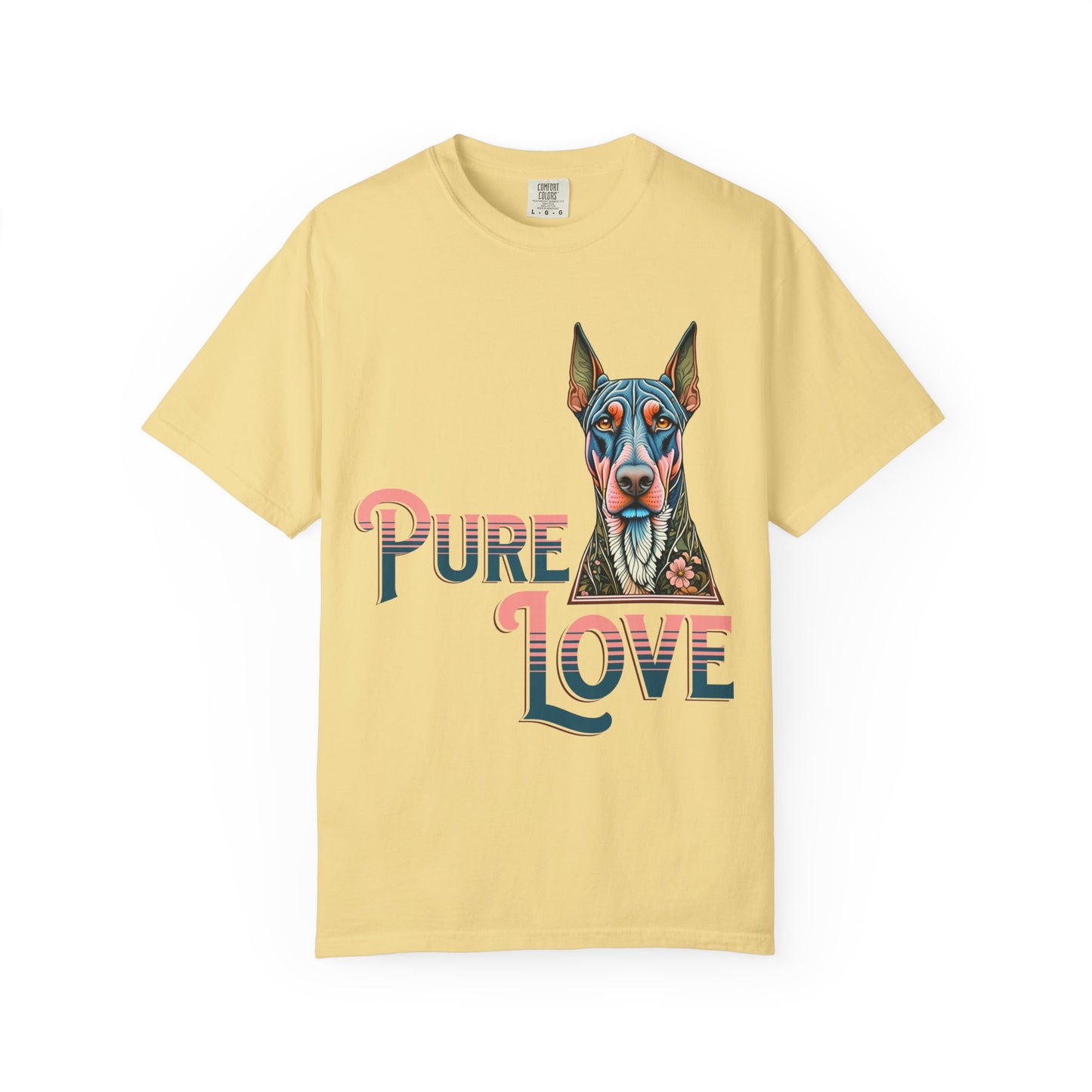 Pure Love Unisex Garment-Dyed T-Shirt - Dog Lovers Tee