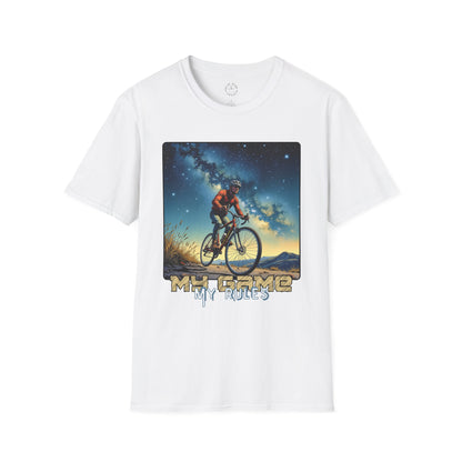 Cycling Adventure Unisex Softstyle T-Shirt - My Game My Rules, cycling ,sport