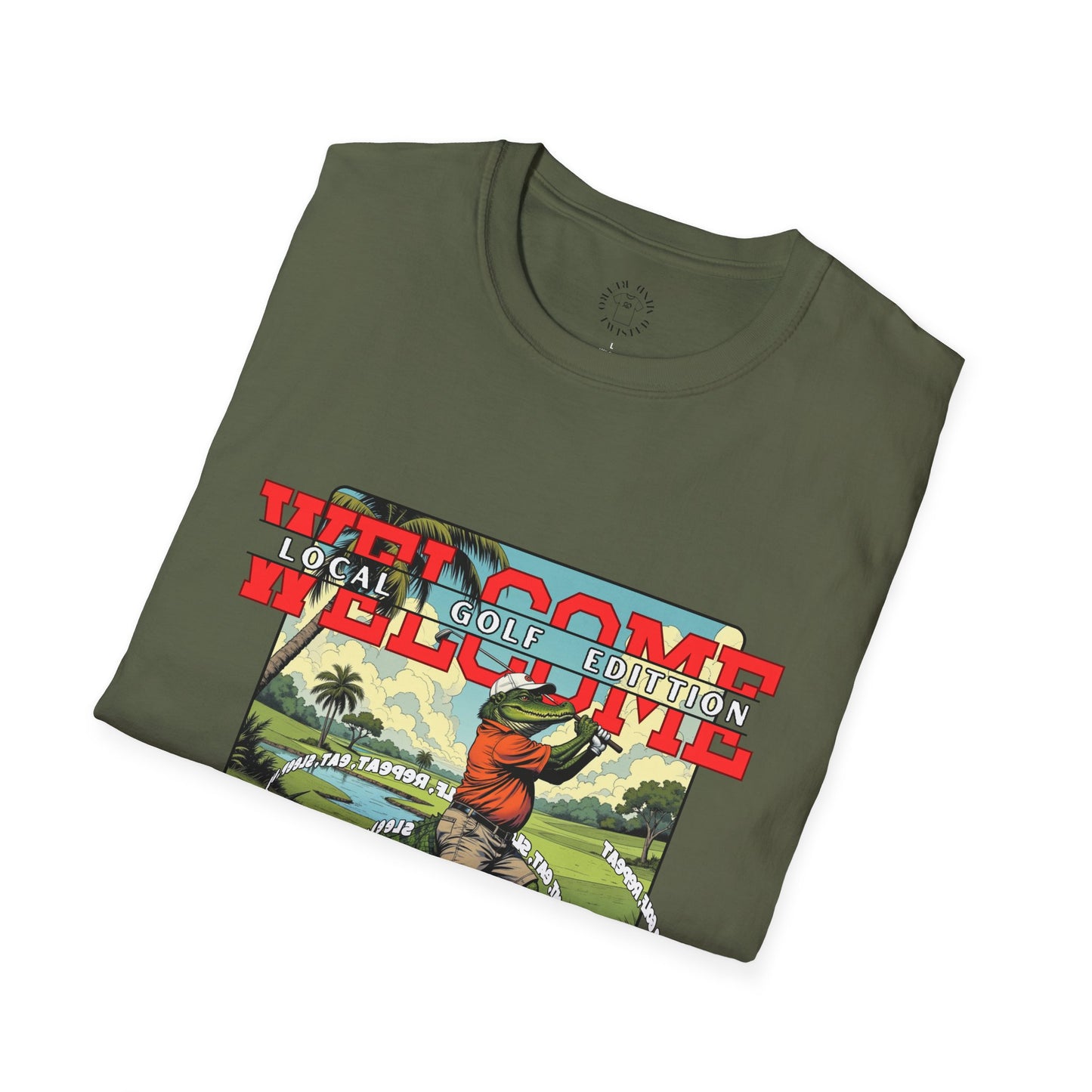 Welcome Local Golf Edition Unisex Softstyle T-Shirt,golf,sport,gator,florida