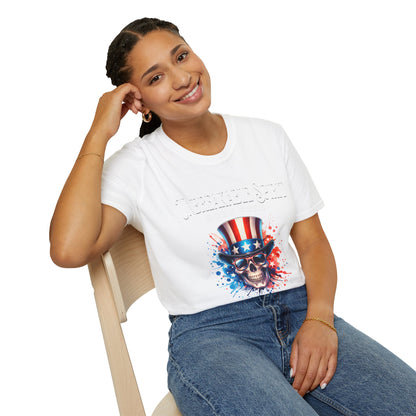 Patriotic Skull T-Shirt | Unisex Independence Day Tee