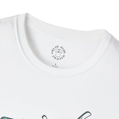 Florida Vibe Unisex Softstyle T-Shirt - Casual Beachwear Tee, manatee