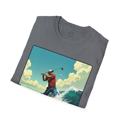 My Game Unisex Softstyle T-Shirt - Retro Golf Graphic Tee, golf, ocean,sport