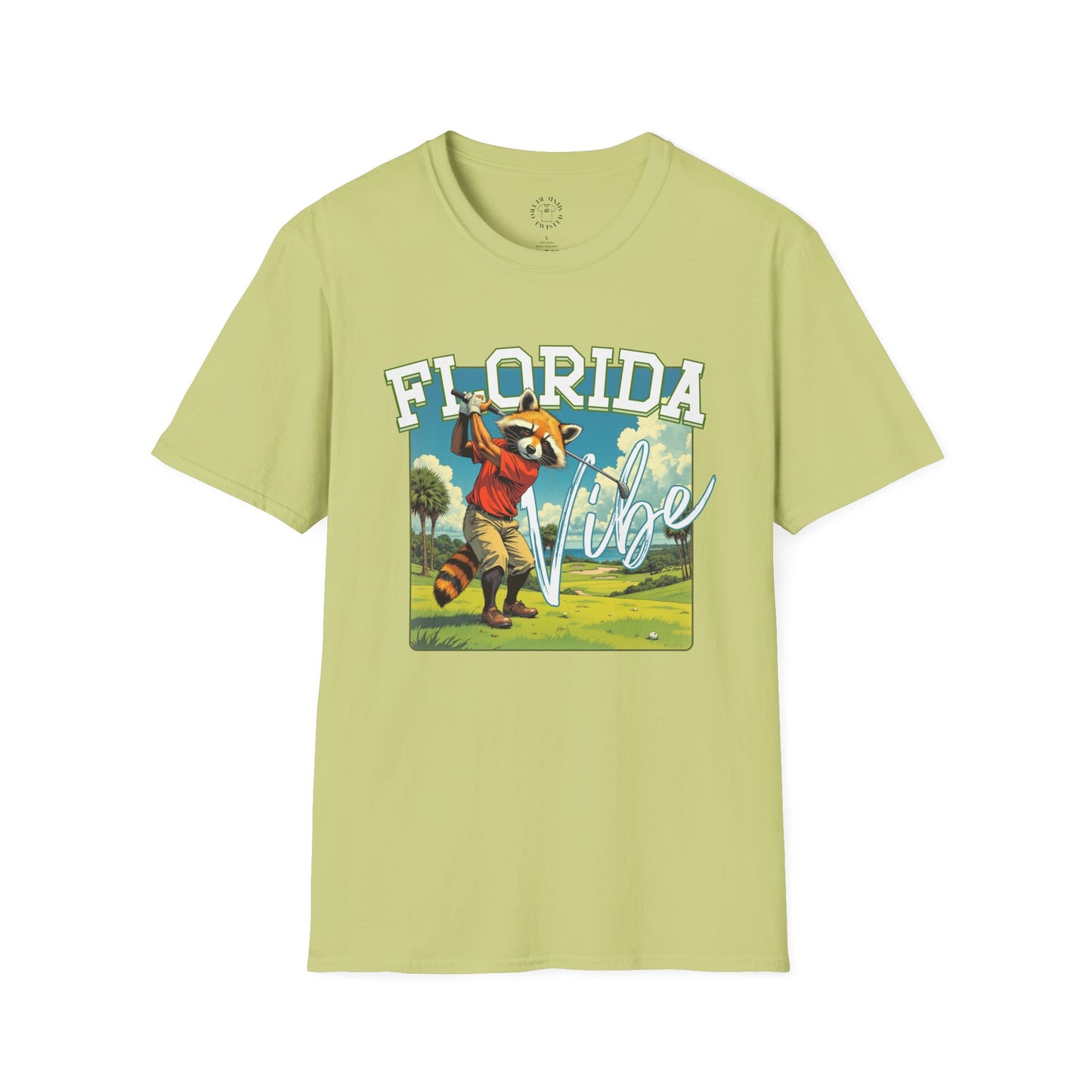 Florida Vibe Unisex Softstyle T-Shirt | Relaxed Fit Graphic Tee for Casual Days, Summer and Travel,florida,sport,golf