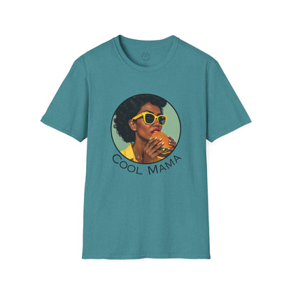Cool Mama Graphic T-Shirt - Unisex Softstyle Tee for Trendy Moms