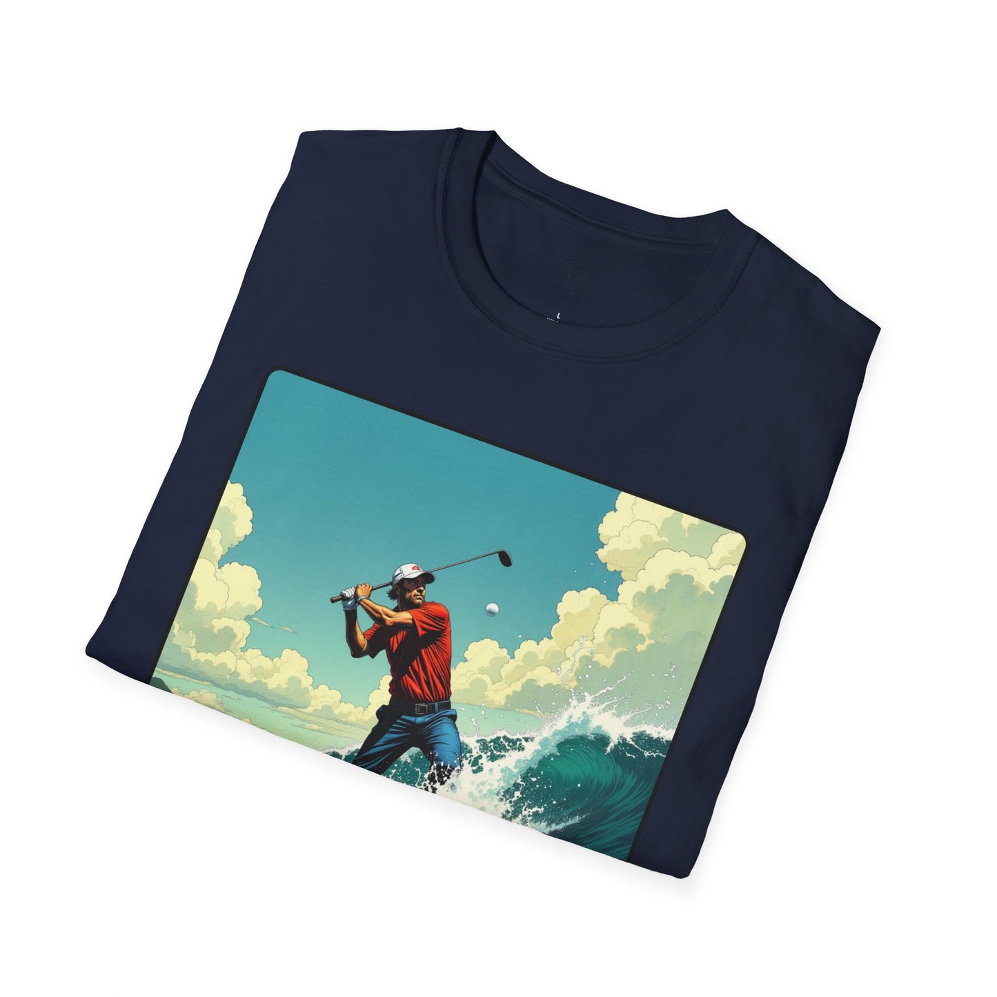 My Game Unisex Softstyle T-Shirt - Retro Golf Graphic Tee, golf, ocean,sport