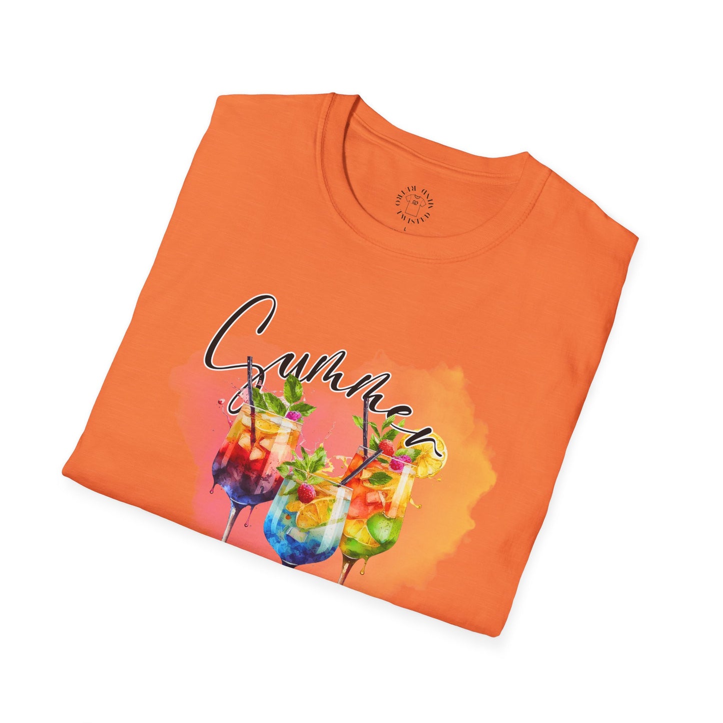 Colorful Floral Summer Unisex T-Shirt, Boho Shirt, Gift for Her, Vacation Tee, Festival Apparel, Summer Outfit
