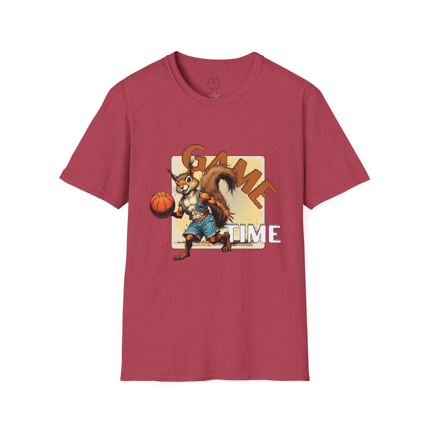 Basketball Squirrel Game Time Unisex T-Shirt,sport,twisted