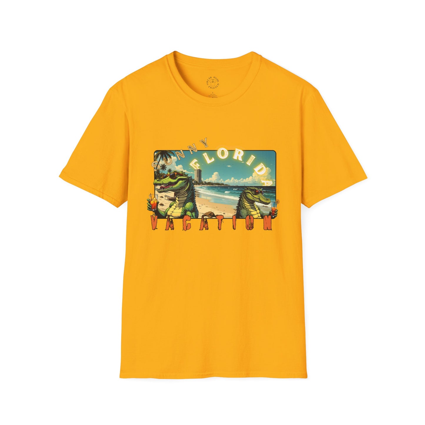 Sunny Florida Vacation T-Shirt - Unisex Softstyle Tee for Travel Lovers