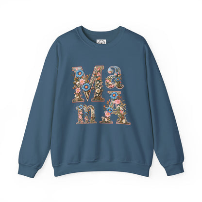 Unisex Heavy Blend™ Crewneck Sweatshirt,mother day gift, mama ,flower