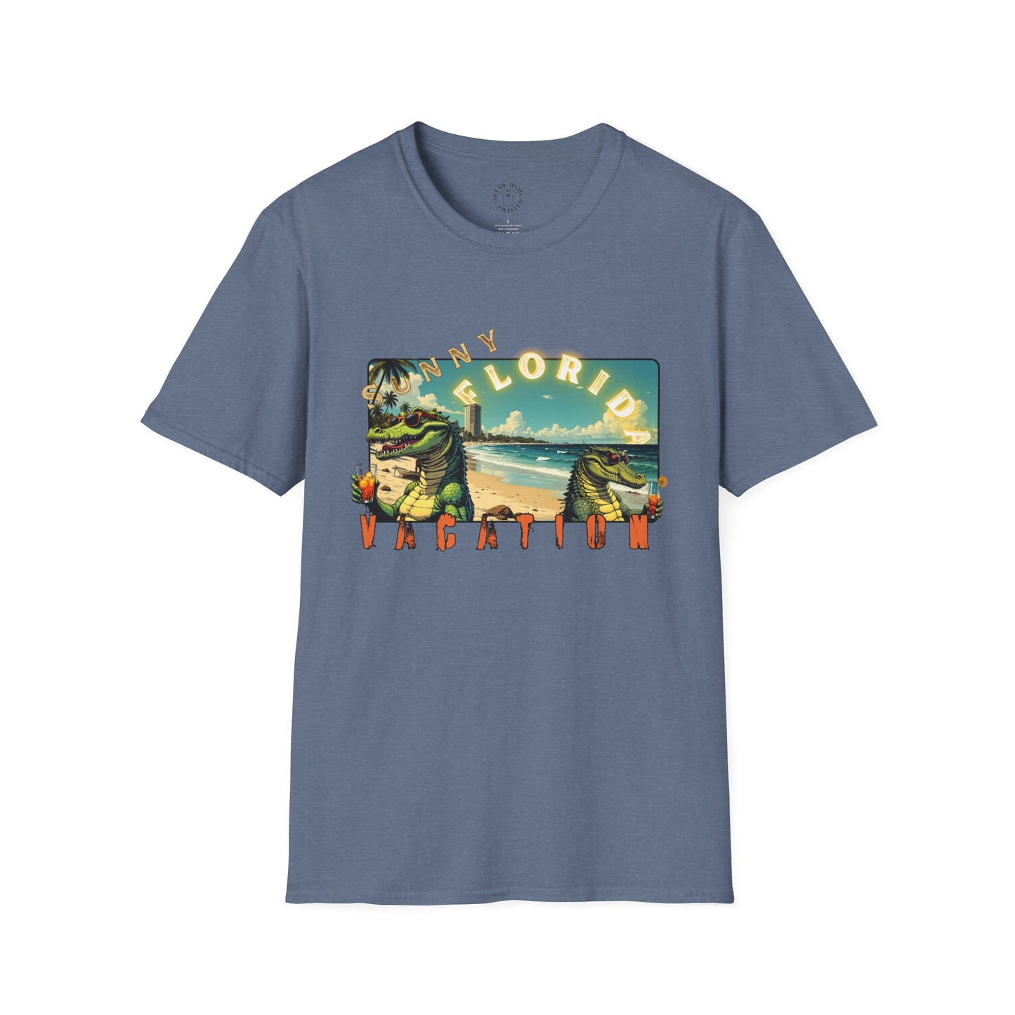 Sunny Florida Vacation T-Shirt - Unisex Softstyle Tee for Travel Lovers