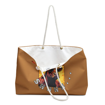 Cool Cow Weekender Bag - Stylish Travel Tote for Adventurers,bull