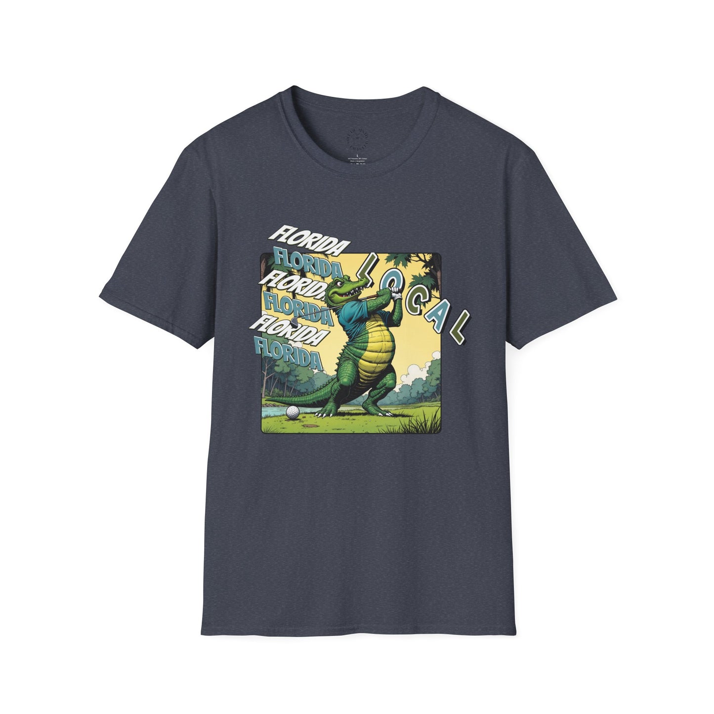 Florida Local Alligator Unisex Softstyle T-Shirt,golf,sport,florida