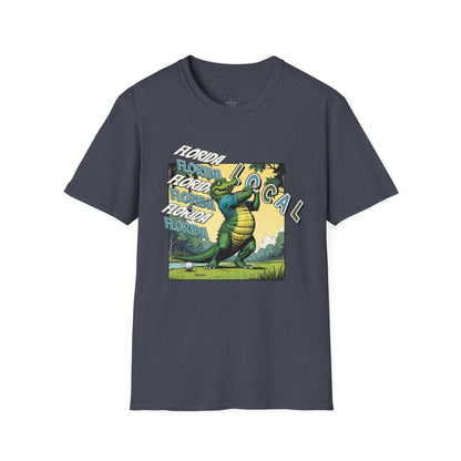 Florida Local Alligator Unisex Softstyle T-Shirt,golf,sport,florida