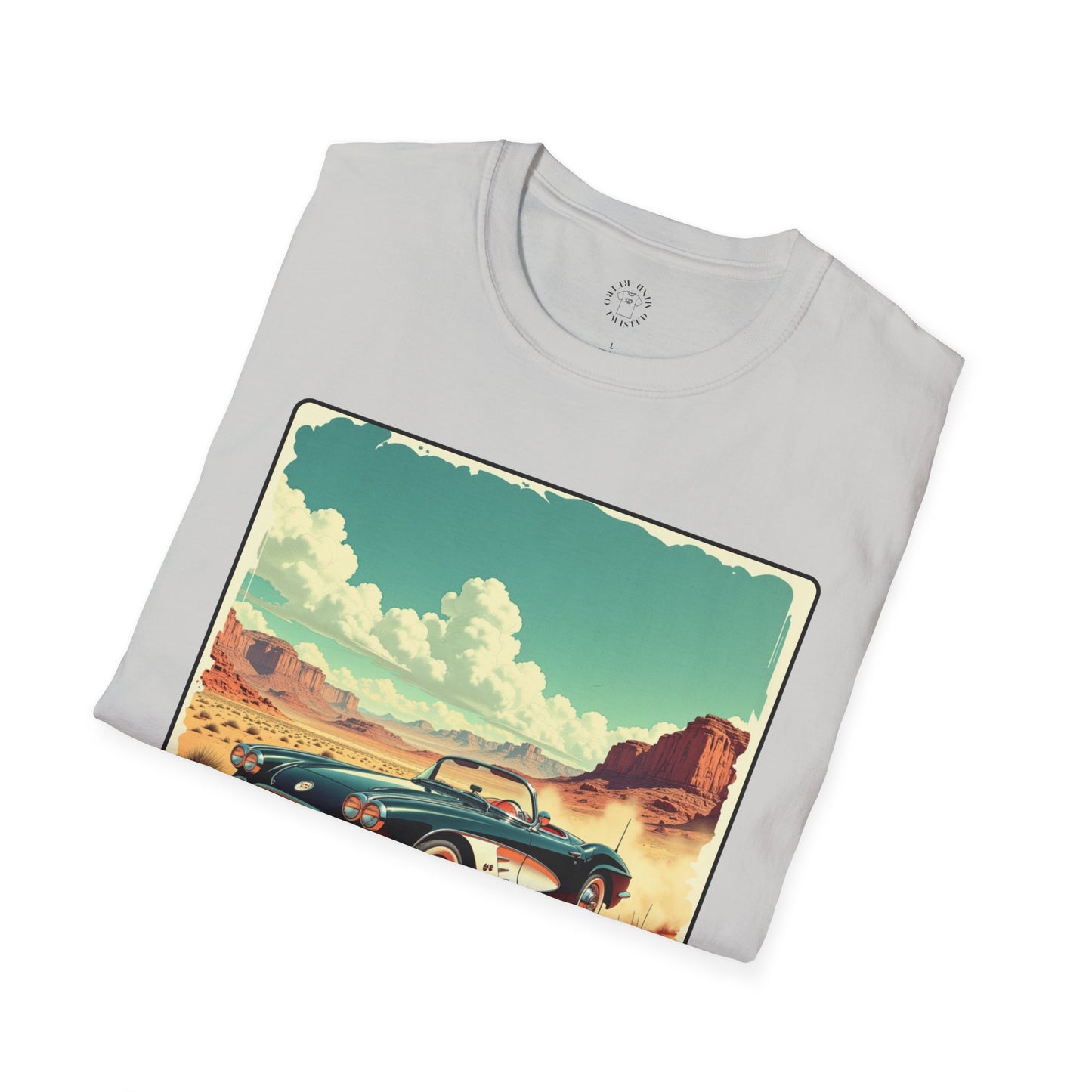 Vintage Car Graphic Unisex Softstyle T-Shirt - Perfect for Road Trip Lovers ,sport,car