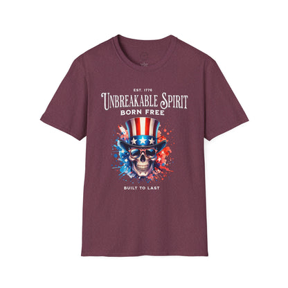 Patriotic Skull T-Shirt | Unisex Independence Day Tee