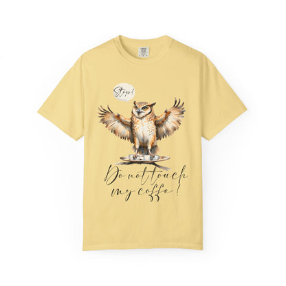 Owl “Do Not Touch My Coffee” Graphic T-Shirt