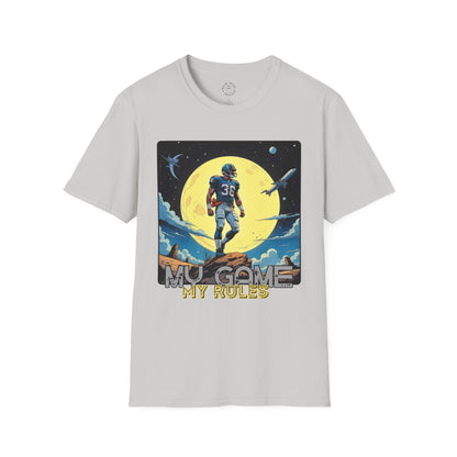 Men's Graphic T-Shirt - 'My Game My Rules' ,football, sport ,