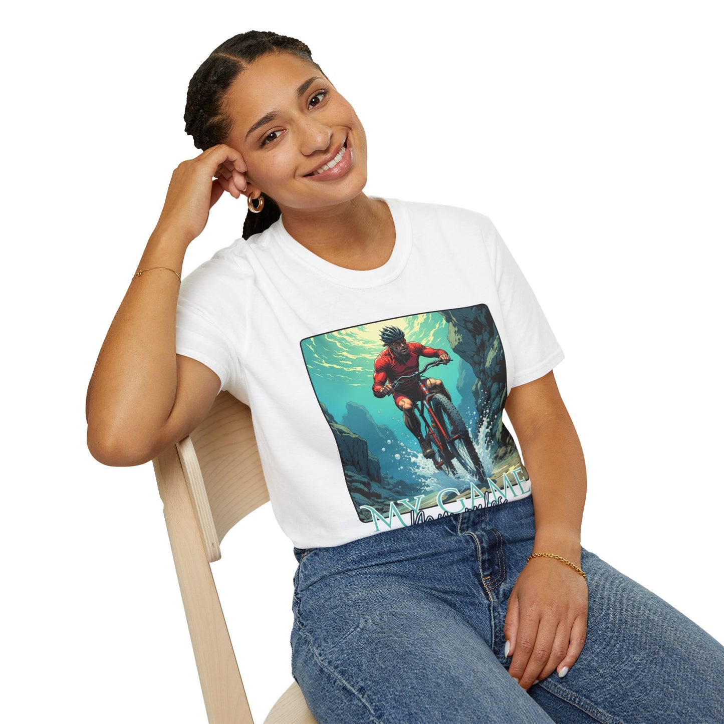 My Game Unisex Softstyle T-Shirt - Perfect for Cyclists and Outdoor Enthusiasts, cycling ,sport