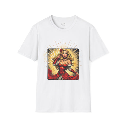 Empowered Women Unisex Softstyle T-Shirt - Bold & Confident Design, queen. girl