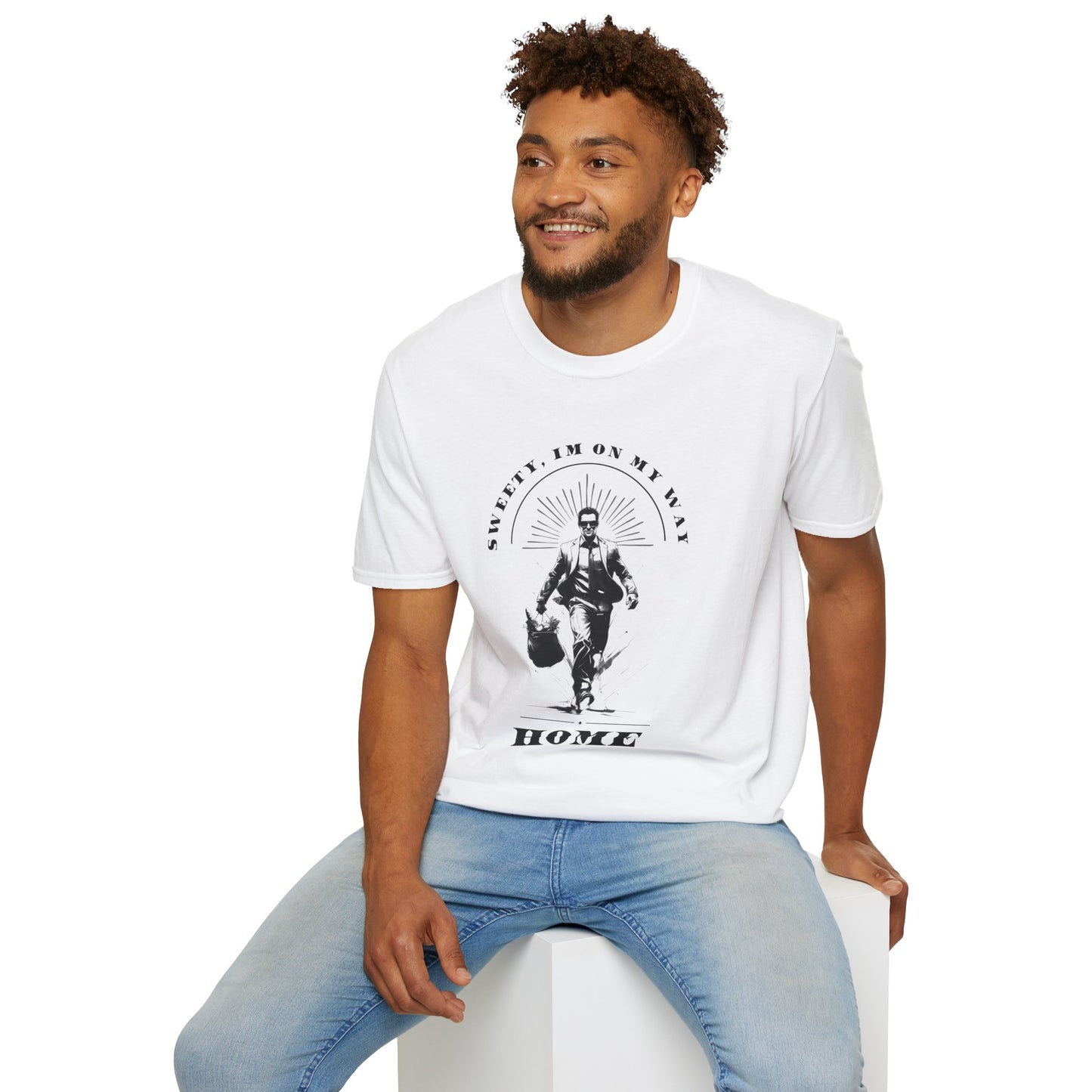 Homeward Bound Unisex Softstyle T-Shirt - Sweetie, I'm on My Way
