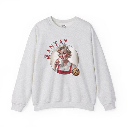 Funny Cookie Lover Sweatshirt - Retro Design - Santa? Christmas