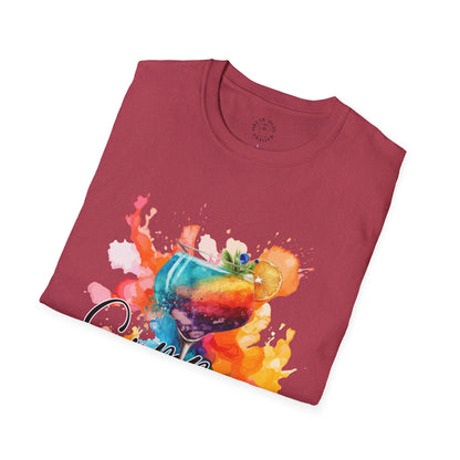 Colorful Artistic T-Shirt with Inspirational Design, Unisex Softstyle Tee, Gift for Art Lovers, Casual Wear, Birthday Gift Idea