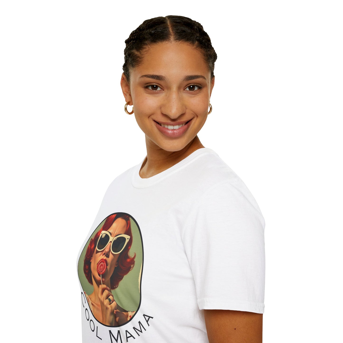 Cool Mama Vintage-Inspired Unisex T-Shirt | Softstyle Tee for Trendy Moms