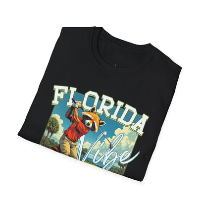 Florida Vibe Unisex Softstyle T-Shirt | Relaxed Fit Graphic Tee for Casual Days, Summer and Travel,florida,sport,golf