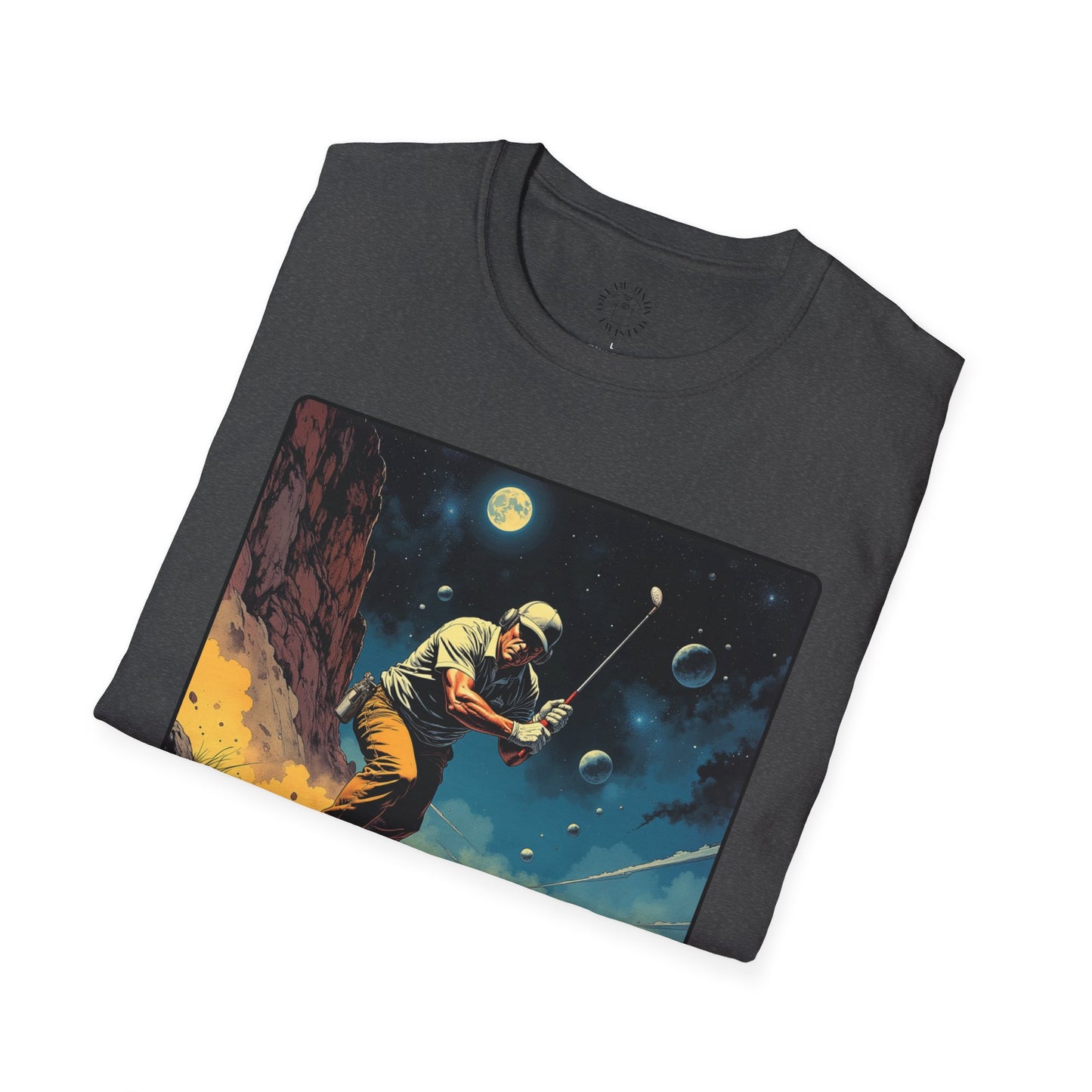 My Game, My Rules Unisex Softstyle T-Shirt - Retro Space Design, golf ,sport