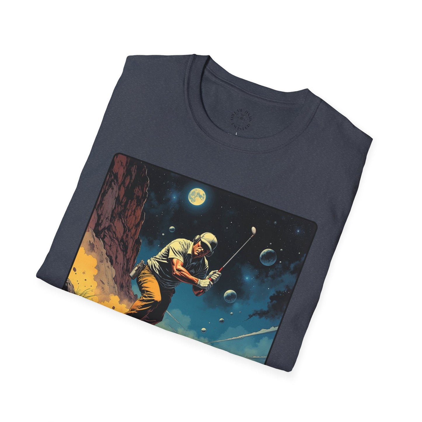 My Game, My Rules Unisex Softstyle T-Shirt - Retro Space Design, golf ,sport