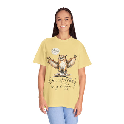Owl “Do Not Touch My Coffee” Graphic T-Shirt