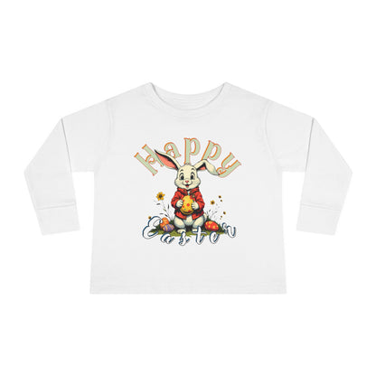 Happy Easter Toddler Long Sleeve Tee,baby