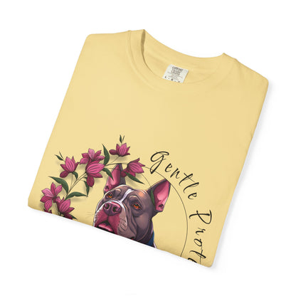Gentle Protector Dog T-Shirt, Animal Lover Gift, Pet Memorial Tee, Casual Wear, Gift for Dog Owners, Nature T-Shirt